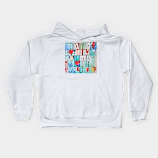 heart language Kids Hoodie